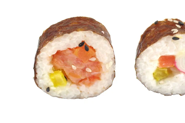 Аппетитная порция суши — стоковое фото