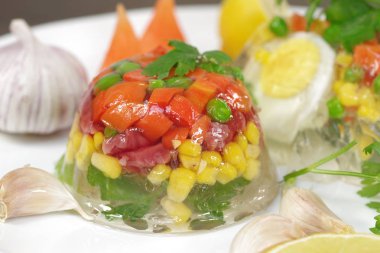 etli iştah açıcı jöle