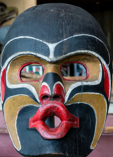 Maschera totem inuit — Foto Stock