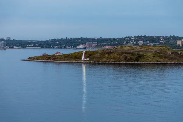 Halifax Lighthouse at Night — Stock Photo, Image
