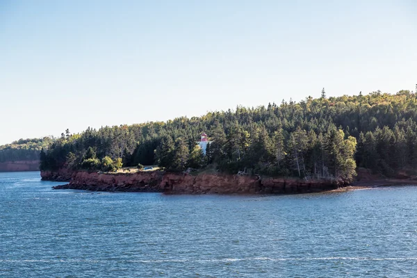 Lighthouse on Shore of Prince Edward Island — Stock Photo, Image
