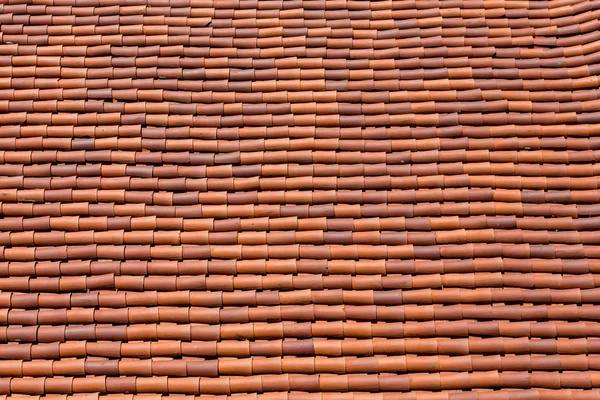 Curved Red Tile Roof — ストック写真