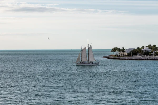 Schoener langs de Key West — Stockfoto
