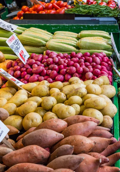 Potatoes and Corn — Stock Photo, Image