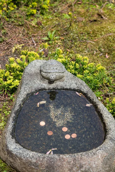 Coins in Stone Fountain — Stock Photo, Image