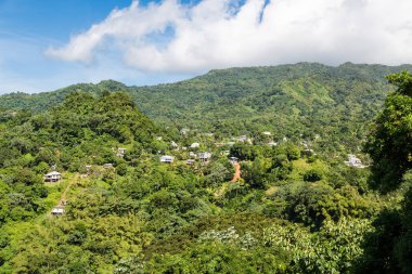 Grenada'nın gür yeşil tepeleri doğum evler