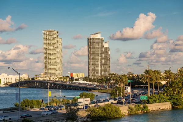 Most na Terminal Island w Miami — Zdjęcie stockowe