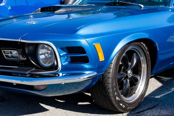 Blue Mustang Fender — Stock Photo, Image