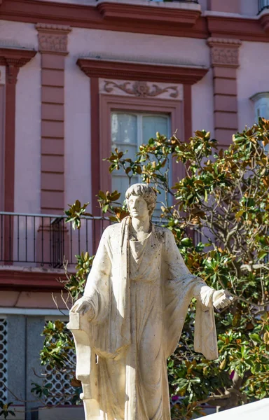 Estátua na Igreja de Cádiz — Fotografia de Stock