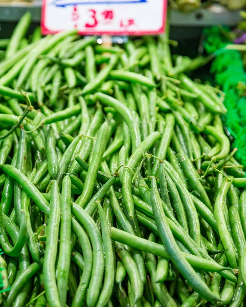 Long Beans in a Market — Stock Photo, Image