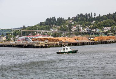 Astoria kereste fabrikası yakınındaki pilot tekne