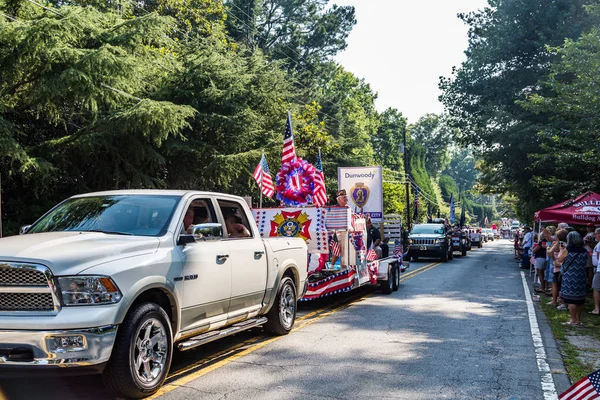 VFW Flutuar em 4 de julho Parade — Fotografia de Stock