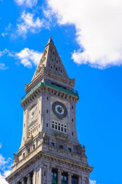 Boston Landmark güzel gökyüzü altında