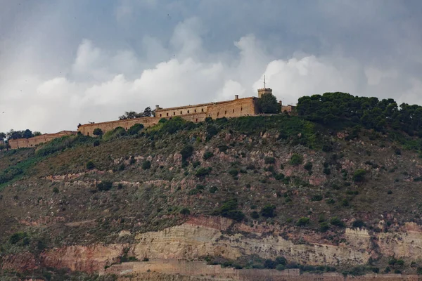 Fortress on Barcelona Mountain — Stock Photo, Image