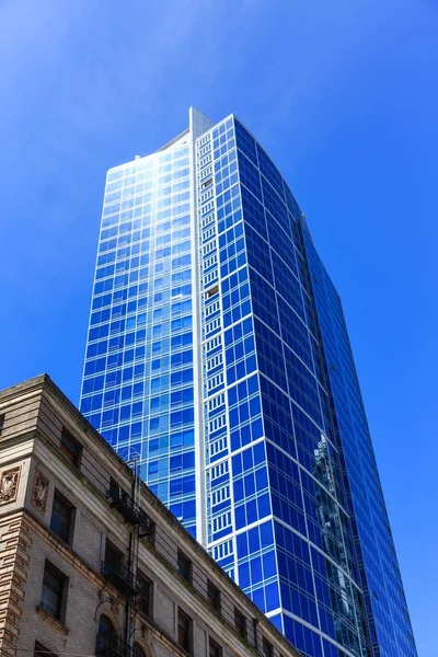 New Tower Over Old Building — Stock Photo, Image