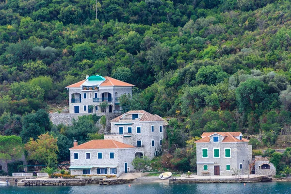 Stone Buildings on Coast of Montenegro — Stock Photo, Image