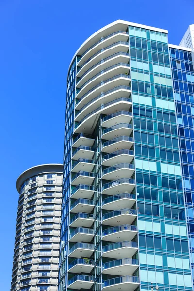 Balconies on Modern Seattle Condos — Stock Photo, Image