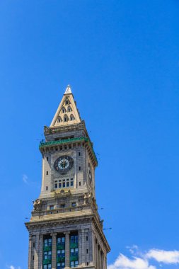 Saat Kulesi Boston gökyüzünde