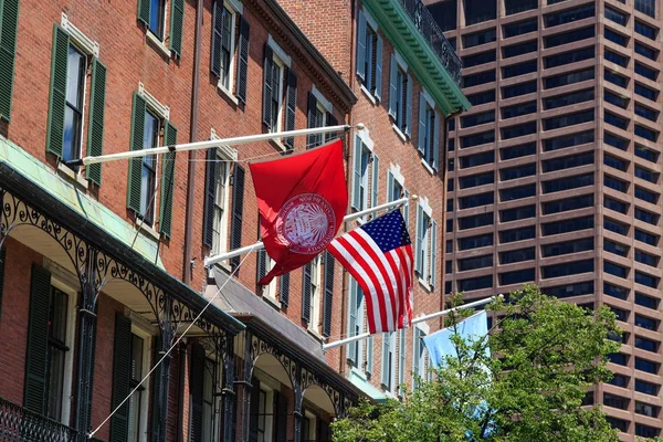 Flags on Northeastern University — Stock Photo, Image