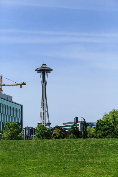 Torre de Seattle por construcción —  Fotos de Stock