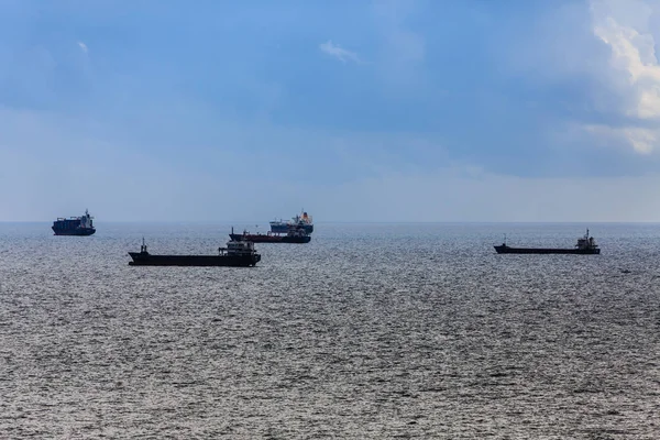 Tankers aan de Horizon — Stockfoto