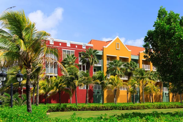 Palmeras en Curazao Resort — Foto de Stock