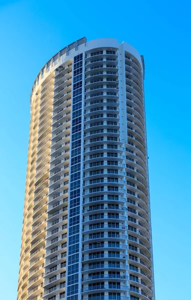 Zakřivené balkony na Miami Tower — Stock fotografie