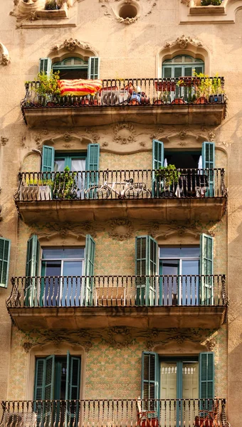 Balcones españoles de hierro — Foto de Stock