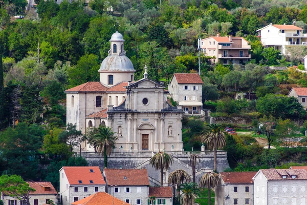 Ancient Church on Hill Near Kotor Montenegro — Stock Photo, Image