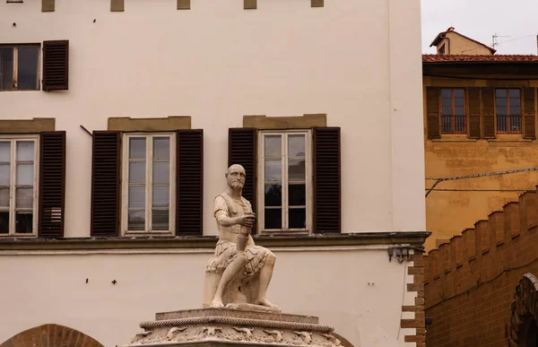 Statua del Conquistador in Toscana — Foto Stock