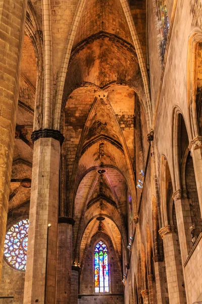 大聖堂の天井のアーチ — ストック写真