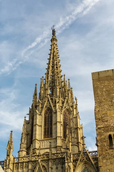 Věžička Barcelona proti obloze — Stock fotografie