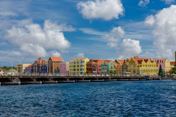 Piękne kolory, Curacao Willemstad — Zdjęcie stockowe