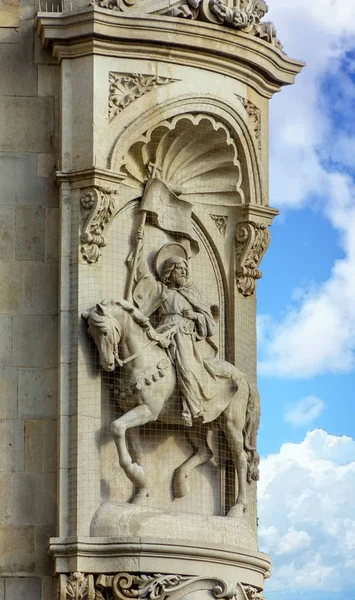 Escultura dos Templários na Igreja Espanhola — Fotografia de Stock