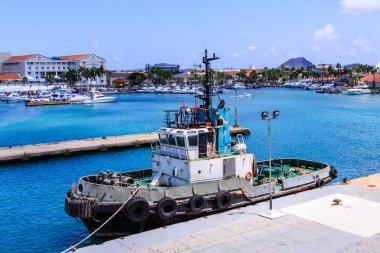 Aruba demirledi tekne römorkör
