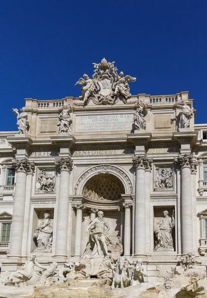 Detalhes sobre a Fonte de Trevi — Fotografia de Stock