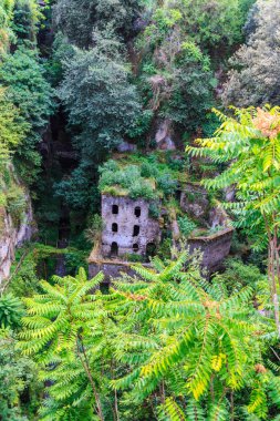 Eski vadide terk edilmiş binada