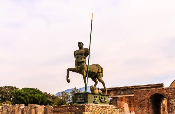 Antigua Estatua de Pompeya — Foto de Stock