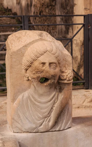 Ancient Sculpture in Pompeii — Stock Photo, Image