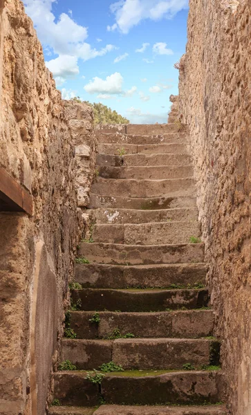 Βήματα στην Πομπηία — Φωτογραφία Αρχείου