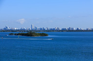 Tekne geçiş Biscayne Körfezi