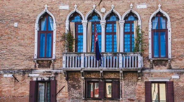 Bandera británica en Venecia — Foto de Stock