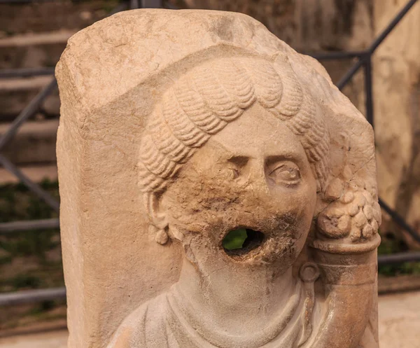 Escultura antiga em Pompeia — Fotografia de Stock