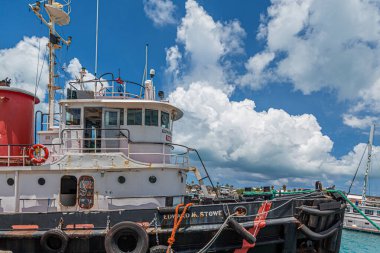 Bermuda 'daki römorkör Edward Stowe