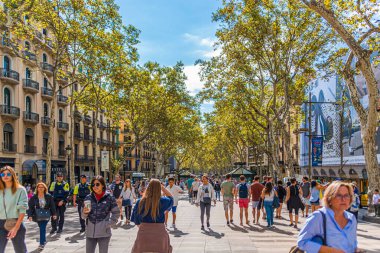 La Rambla 'daki İnsanlar