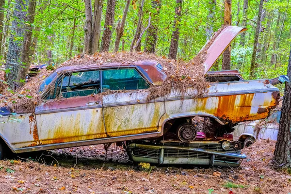 One Wreck on Another — Stock Photo, Image