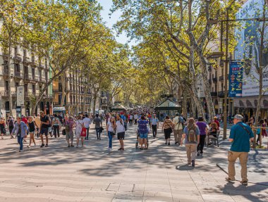 La Rambla 'da yayalar