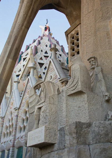 Детали о Sagrada Familia — стоковое фото