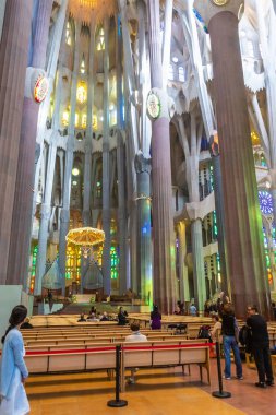 Sagrada Familia 'daki insanlar