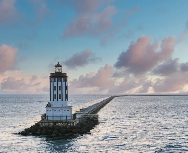 Hafenleuchtturm in san pedro — Stockfoto